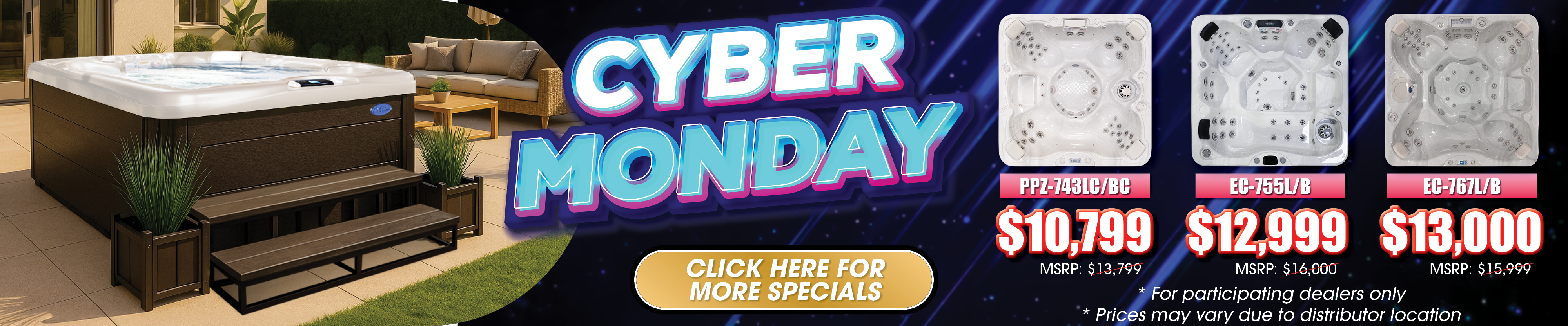 Calspas hot tub being used in a family setting - Four Corners