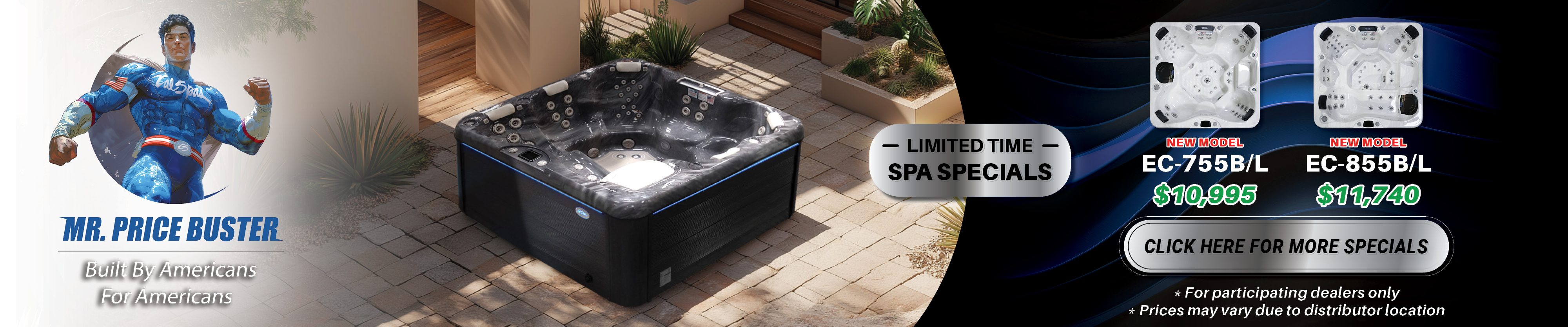 Calspas hot tub being used in a family setting - Four Corners